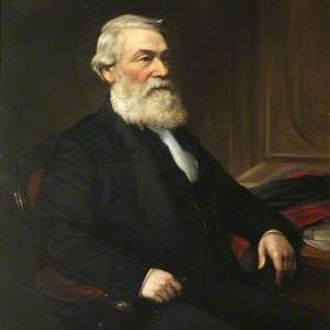 unknown artist; Dr Benjamin Davies (1814-1875), Principal of Stepney Academy (1844-1847)